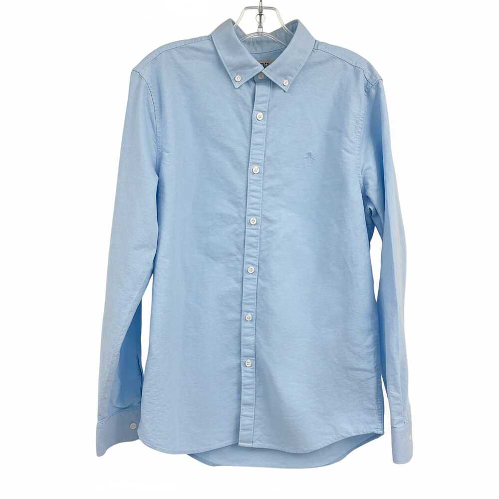Original Penguin Blue 100% Cotton Long Sleeve Casual Shirt | Men’s M